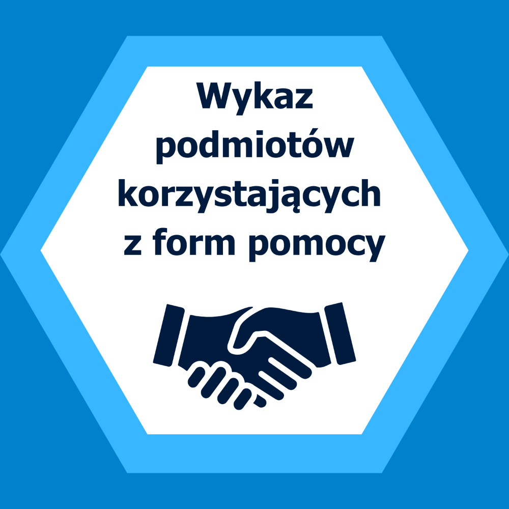 Podmioty korzystające z form pomocy